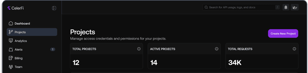 Celerfi Demo